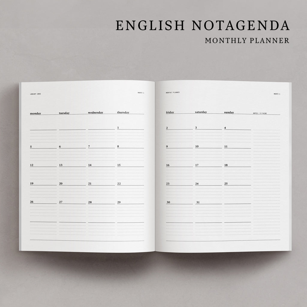 Notagenda 2026 / Fucus Vesiculosus - Raoul et Simone