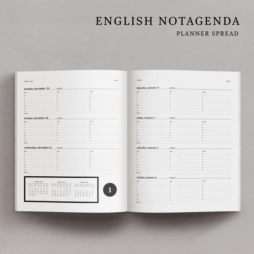 Notagenda 2026 / Fucus Vesiculosus - Raoul et Simone