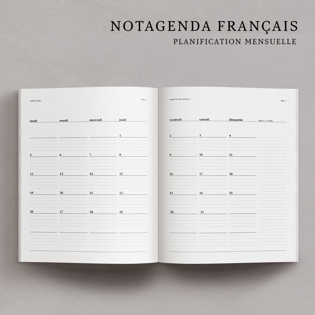 Notagenda 2026 / Fucus Vesiculosus - Raoul et Simone